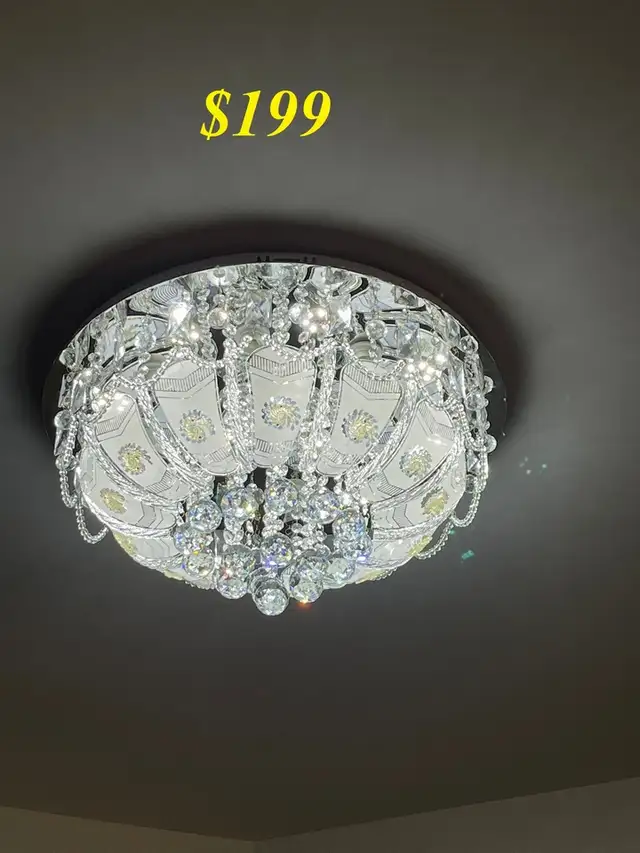 Real Crystal Chandeliers / Vanity Lights in Indoor Lighting & Fans in Oakville / Halton Region - Image 3