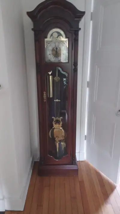Display cabinet and grandfather clock, View more