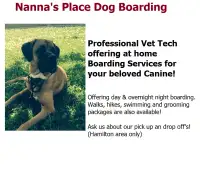 Nanna's Place Dog Boarding & Services