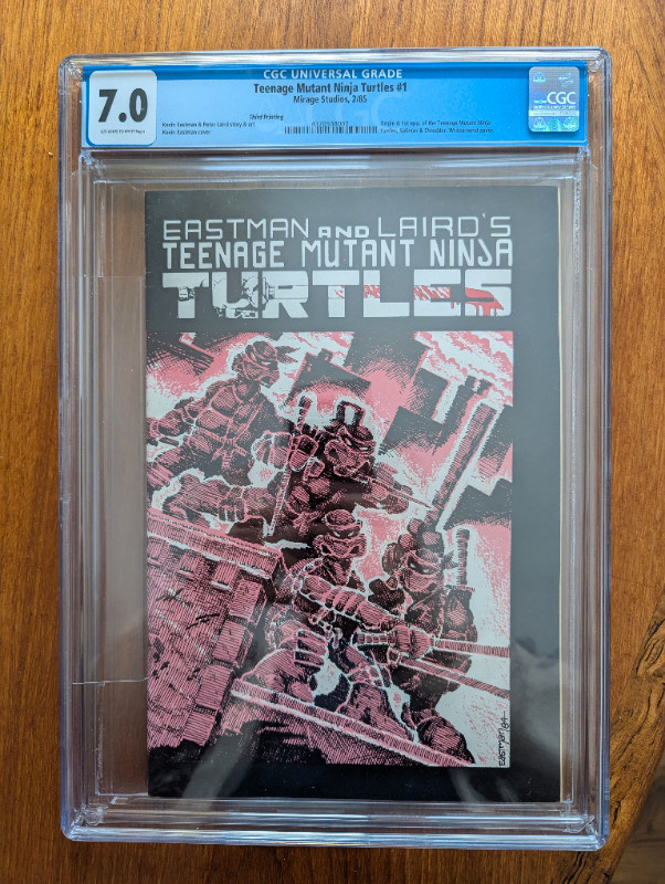 teenage mutant ninja turtles #1 3rd print CGC 7.0 in Comics & Graphic Novels in Muskoka