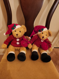 Plush Teddy Bears  Sammy Santa Russ Berrie