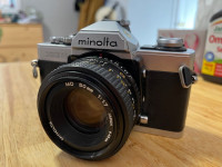 Minolta XG 9 SLR Camera + MD 50mm f/1.7 Lens