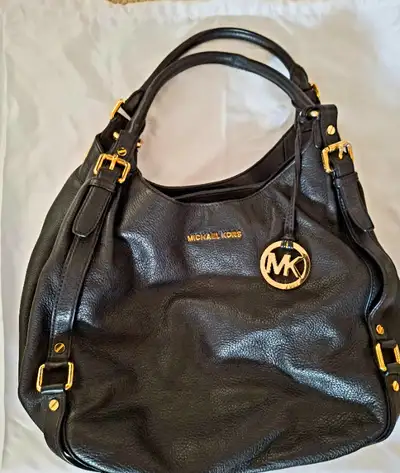 MICHAEL KORS LEATHER HOBO BAG, View more