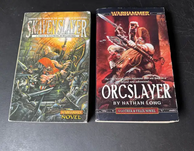 Orcslayer + Skavenslayer by William King & Nathan Long - PB in Fiction in Ottawa - Image 2