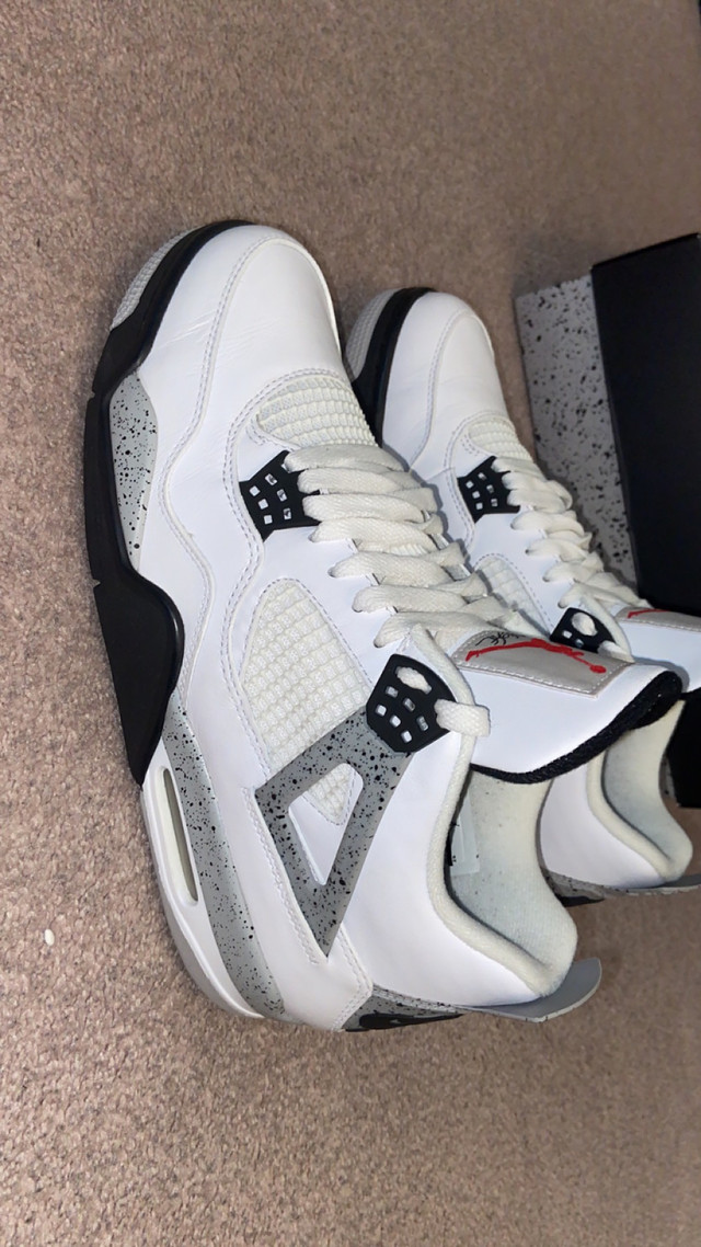 Air Jordan 4 white cement (2016) - authentic  in Men's Shoes in Mississauga / Peel Region - Image 4