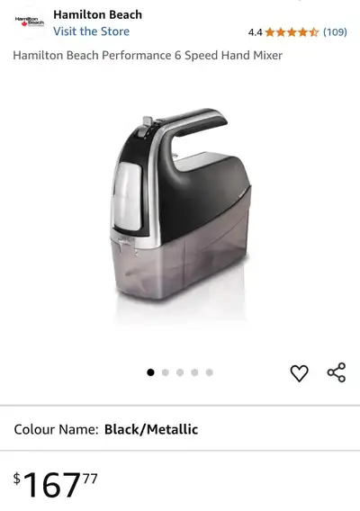 Brand New Hamilton Beach Hand Mixer, View more