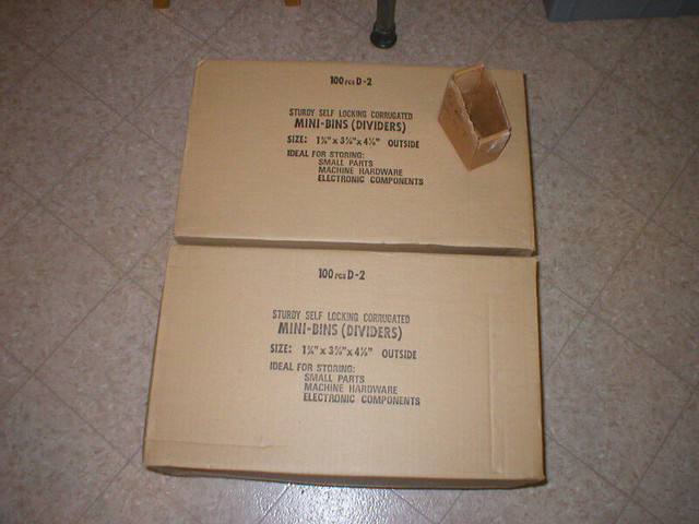 BOITE EN CARTON INVENTAIRE INVENTORY CORRUGATED BOXES NEUF   D2 dans Appareils électroniques  à Longueuil/Rive Sud - Image 2