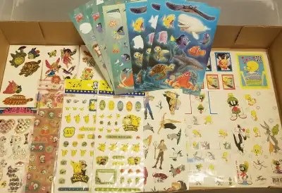Stickers - Disney, Looney Toons, Pokemon, View more