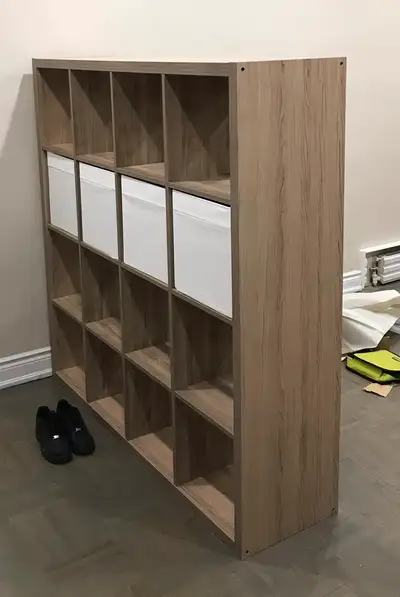 Cube Storage Shelf with Bins, View more