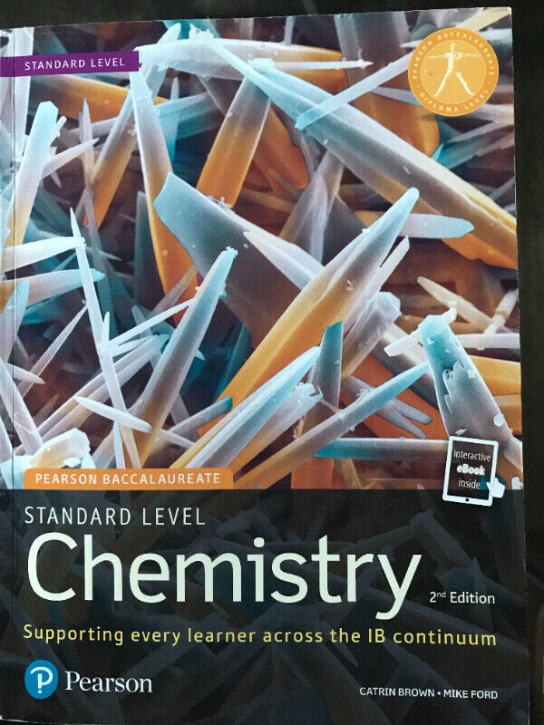 Pearson Baccalaureate Chemistry Standard Level 2nd edition in Textbooks in City of Toronto