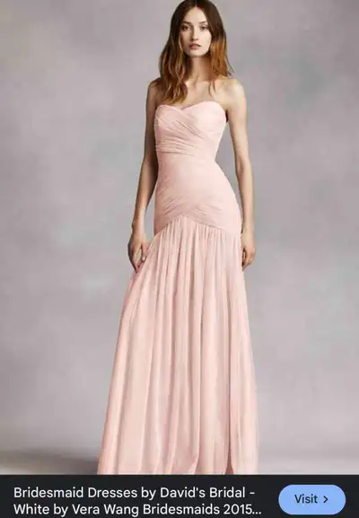White by Vera Wang Bridesmaid Dress, View more