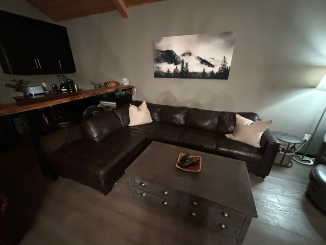  Natuzzi  Genuine, leather sectional sleeper sofa in Couches & Futons in Oakville / Halton Region