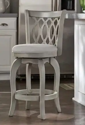 Andover Mills 24 Inch Leda Swivel Counter Stool - Antique Grey, View more