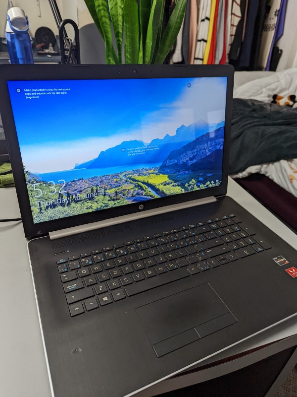 17 Inch Ryzen Laptop, HP 17ca1007ca (Windows 11 Ready) Laptops