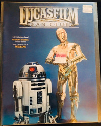 1987 The LucasFilm Fan Club Official Magazine 1st Collectors 