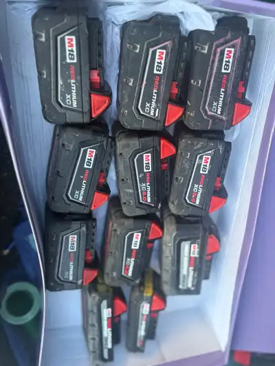 Milwaukee M18 Batteries, View more