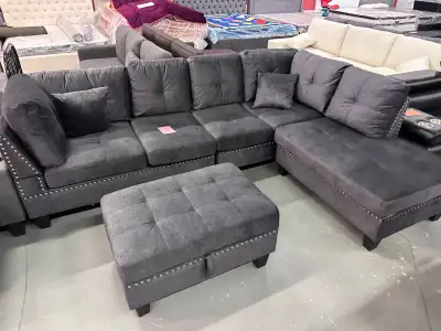velvet sectional sofa couch , View more