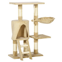 37.8” Cat Activity Tree Tower Center Scratching