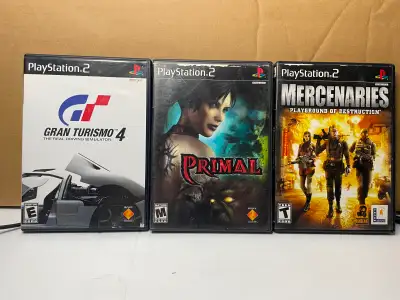 Lot of 3 PlayStation 2 Games, View more