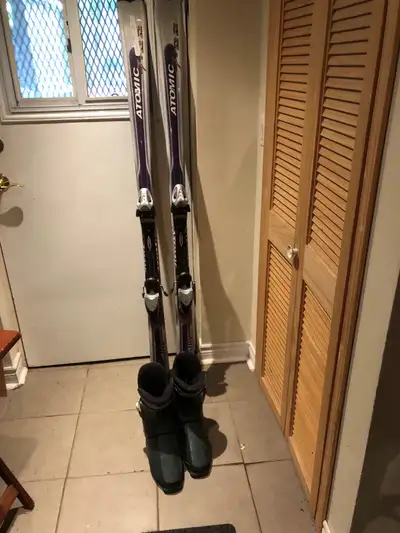 Adult ski and boot set, View more