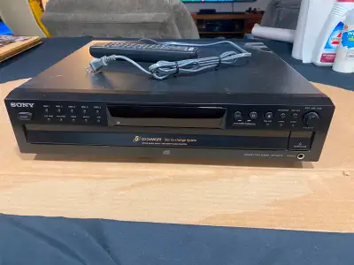Sony 5 CD player with remote, View more