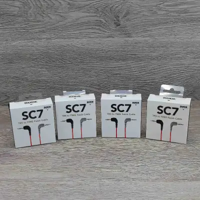 FOUR (4) NEW Rode SC7 3.5mm TRS to TRRS Patch Cables BUNDLE, View more