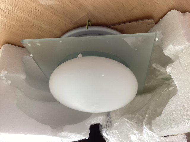 6” flush mount white glass light fixture. NEW in box. in Indoor Lighting & Fans in Ottawa - Image 4