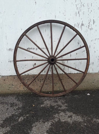 roues de wagon antiques