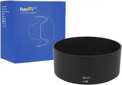 HaoGe HB-47 Bayonet Lens Hood for Nikon AF-S 50mm F1.4G f/1.4G 5, View more