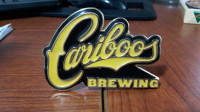 Old Metal "Cariboo Brewing" buckle. Cute small beer s.