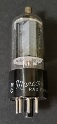 Marconi 6BQ6GTB / 6CU6 Beam Power Pentode Vacuum Tube