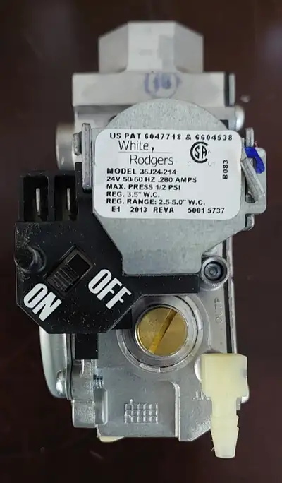 Gas Valve Specifications – White-Rodgers 36J24-214 - GCV014, View more
