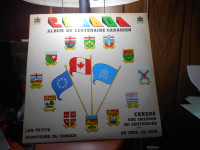 1-DISQUE 33 TOURS,ALBUM DU CENTENAIRE CANADIEN,1867-1967,COLLECT