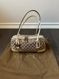 Gucci GG Canvas Princy Boston Bag 
