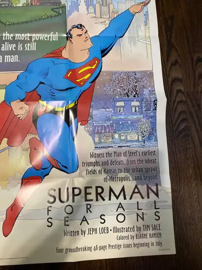 Superman 1998 Vintage Poster Comic, View more