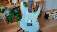 Ibanez AZES40 Electric Guitar mint green with upgraded tuners