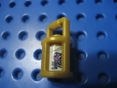 Lego Gold Minifigure Lantern with Printed Cricket Mulan Cri-Kee, View more