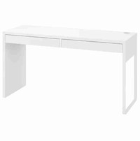 Ikea white MICKE desk 
