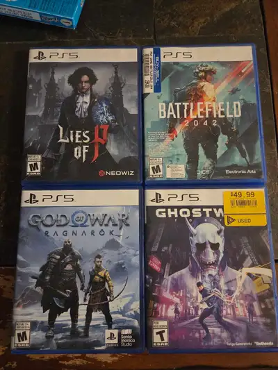 4 PS5 games , View more