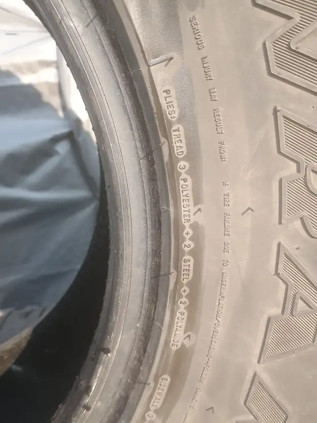 Goodyear Wrangler Duratrac Tires 35x12.50R17LT in Tires & Rims in Vancouver - Image 4