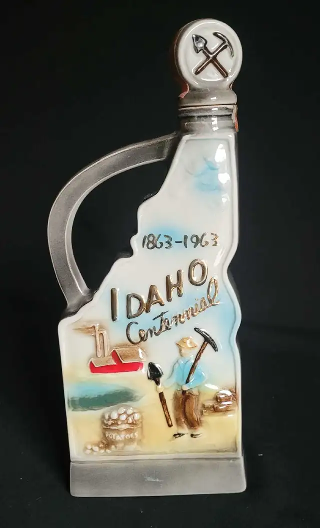 Vintage-1963 Idaho Centennial (1863-1963) Jim Beam Decant in Arts & Collectibles in Winnipeg - Image 3