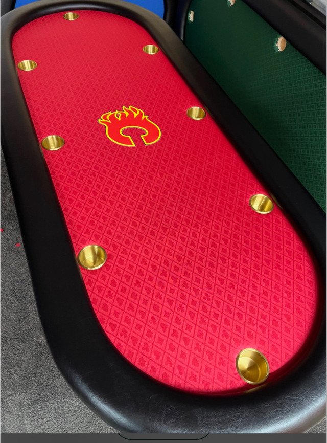 Brand New Poker Tables + All sizes + Lights + Logos + Delivery + in Other Tables in Calgary - Image 3