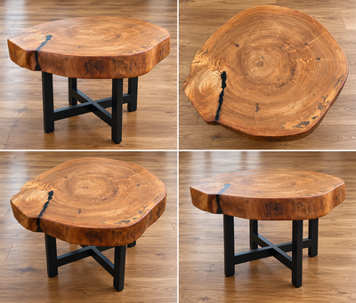 Live Edge Elm Tables, View more