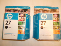 HP 27 INK CARTRIDGES (2)