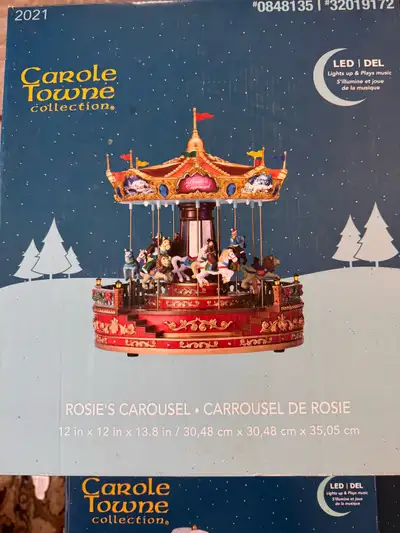 BN  Light Up Carole Towne Collection Christmas Village, View more