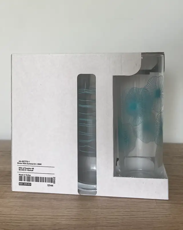 Set of 6 glasses, 30 oz each