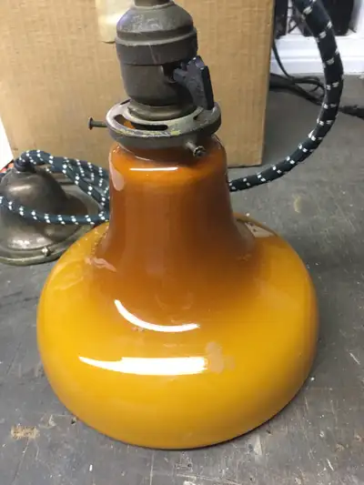 Antique hanging light , View more