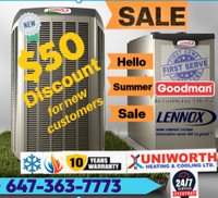 SUMMER TIME SALE ON AIR CONDITIONER WITH INSTALL AND WARRANTY