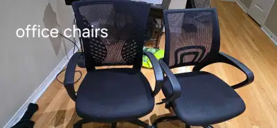 2 chairs and 2 office chairs, View more