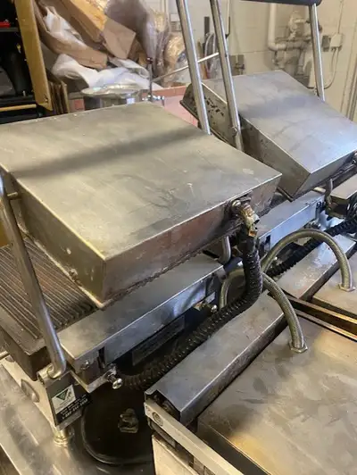 We have many used commercial heavy duty restaurant electrical single and dual panini press grills. T...